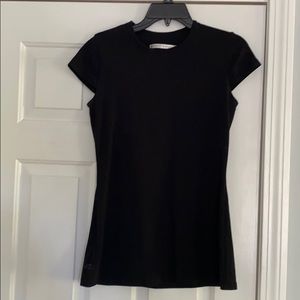 Susana Monaco Black cap sleeve tee size M